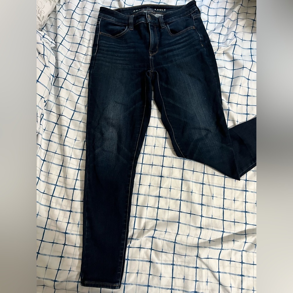 American Eagle Outfitters Women's Dark Wash Skinny Jeans